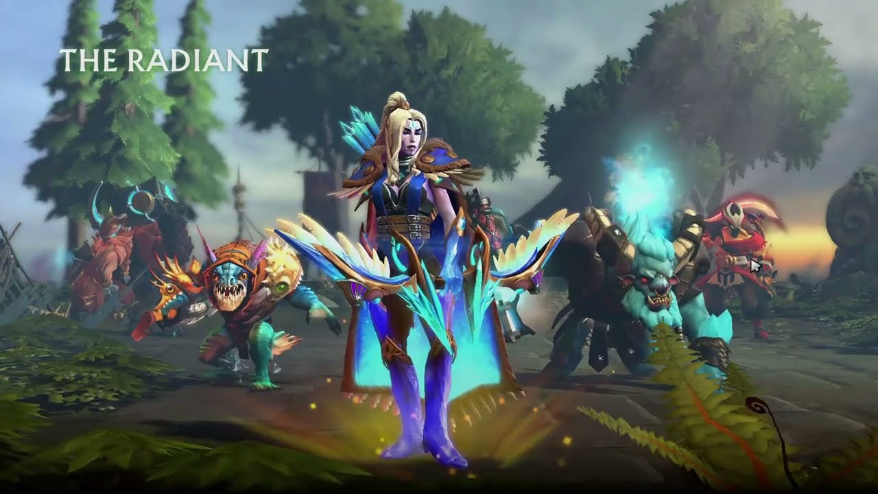 DOTA 2-Lina. Aku Wanita Terbang, Tapi badanku semok.