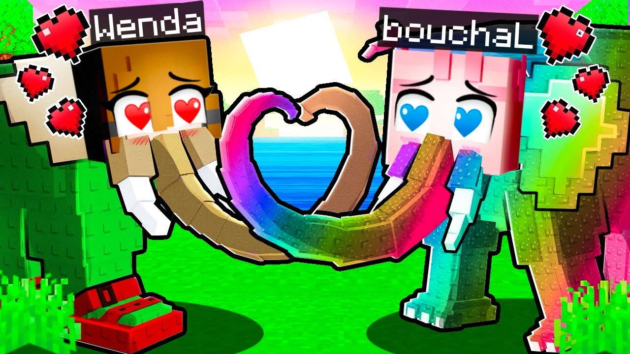 BouchaL DUHOVÝ a Wenda NOOB BRAINROT se MILUJÍ v Minecraftu!