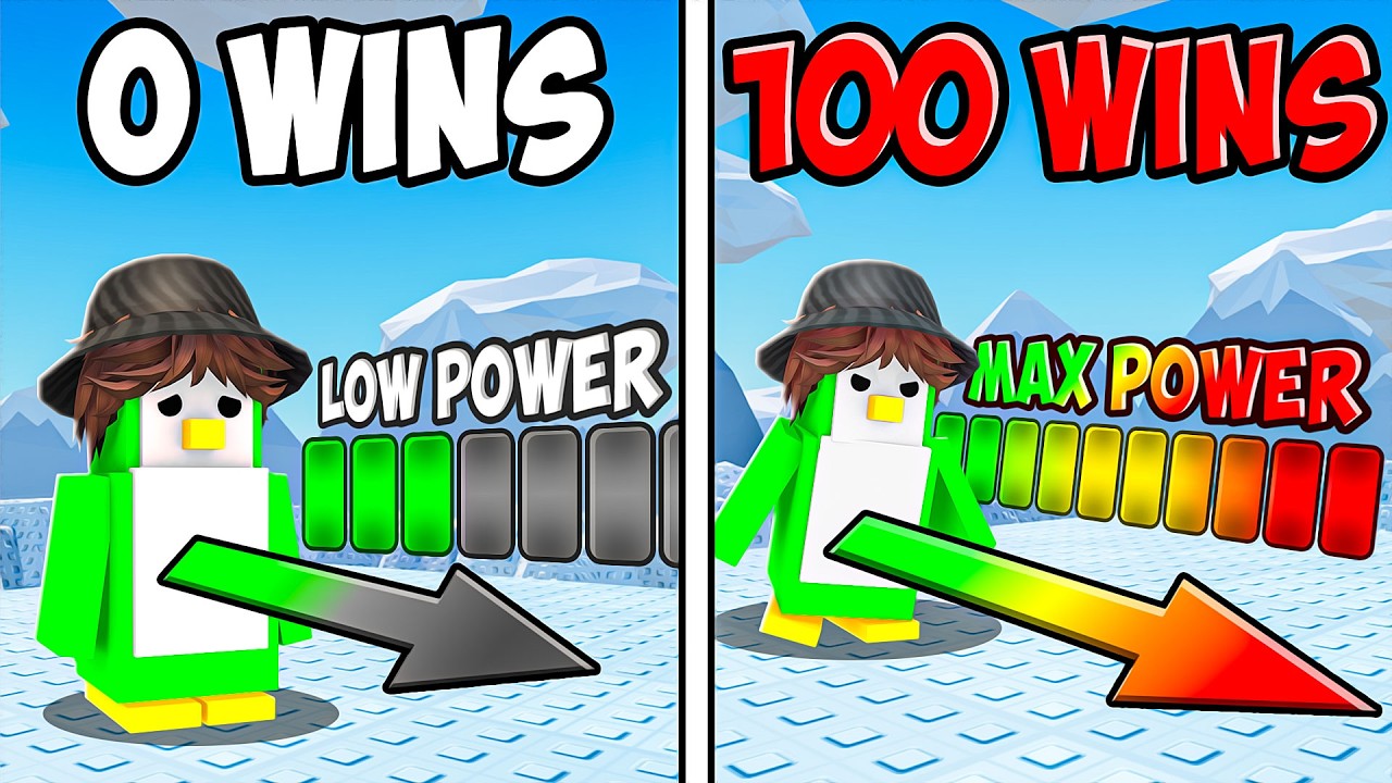 Roblox Knockout, но с каждой победой моя сила УВЕЛИЧИВАЕТСЯ.