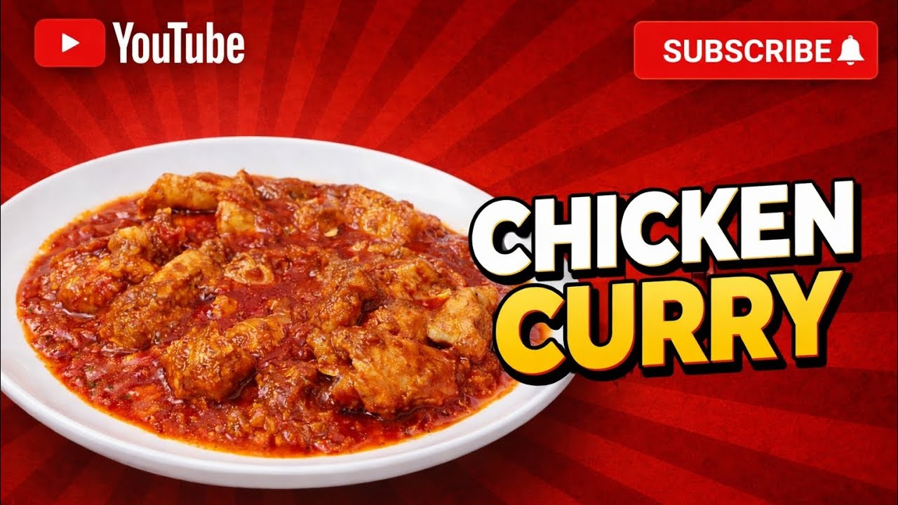 Sunday special chicken curry/ family favourite