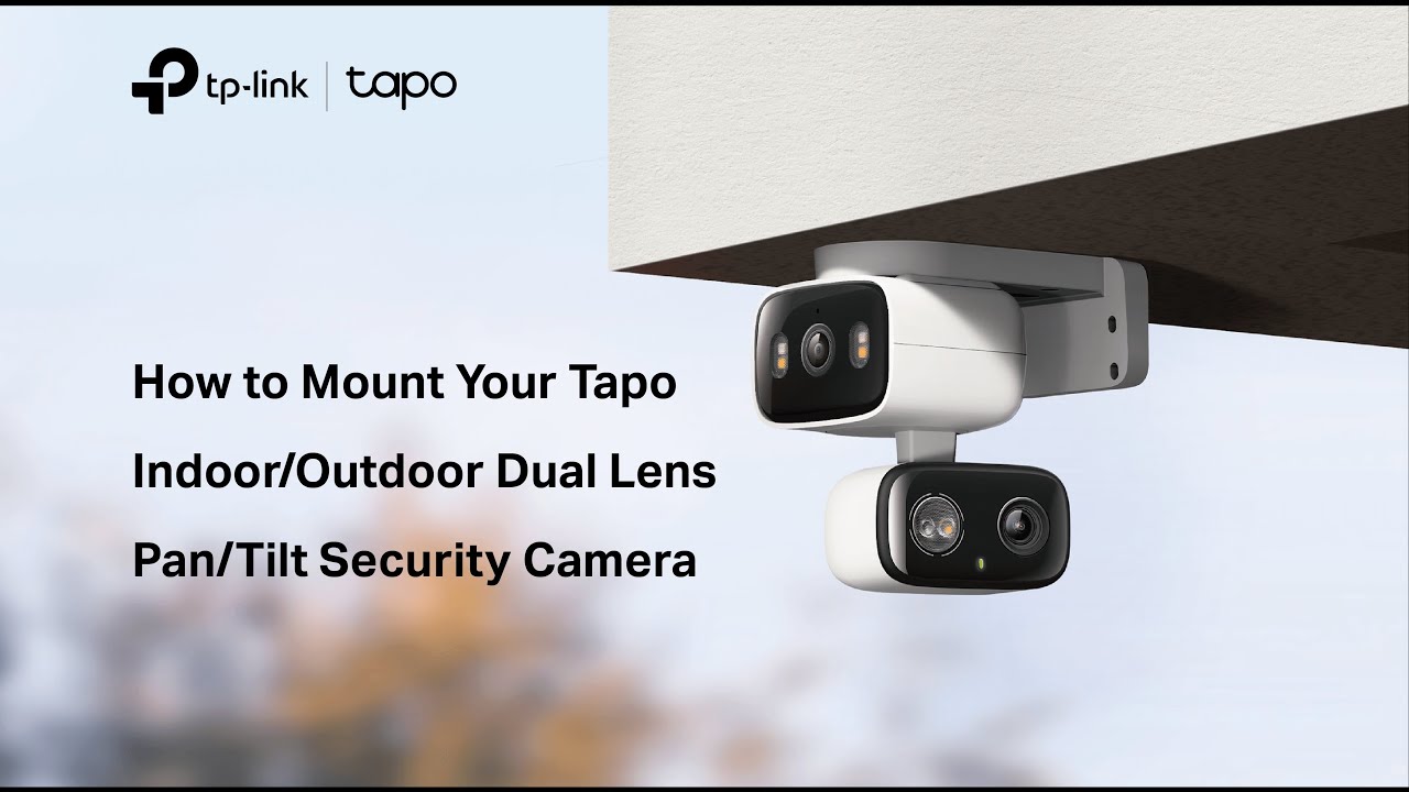 How to Mount Your Indoor/Outdoor Dual Lens Pan/Tilt Security Camera | Tapo C246D