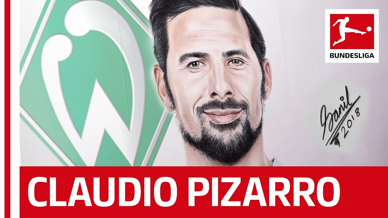 Claudio Pizarro - Footballer Drawings