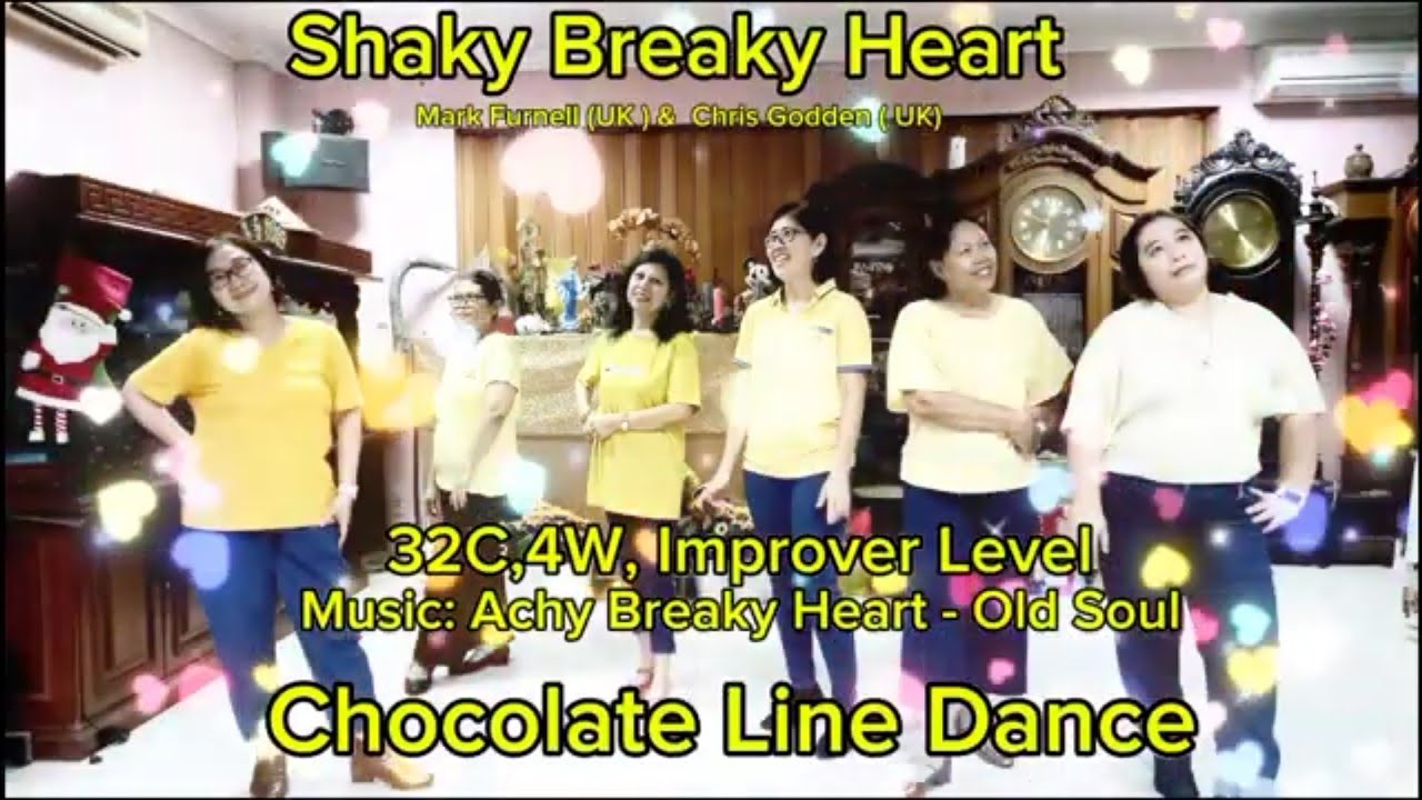 Shaky Breaky Heart - Line Dance//Demo//Choreo: Mark Furnell (UK) & Chris Godden (UK) - January 2026