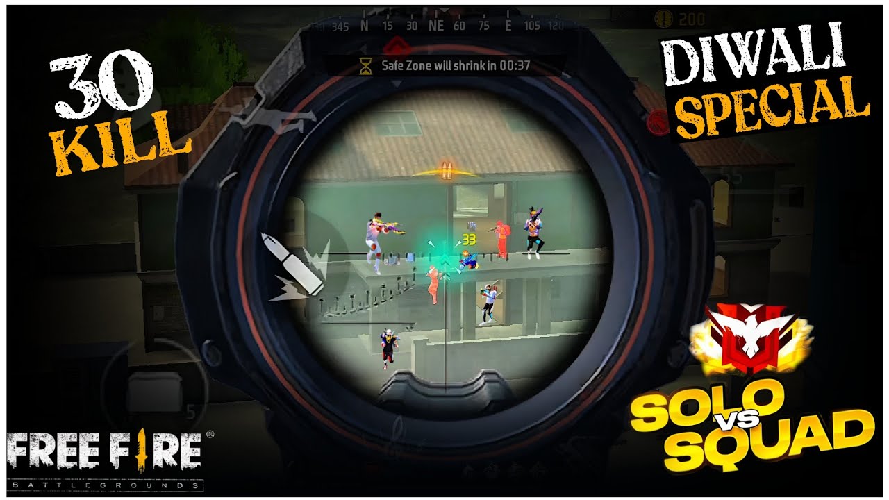30 Kill ✨ Free Fire 🔥 Overpower Gameplay 💪🏻 In Mobile 📲 // Master Lobby🔥 But Booyah 🤔.