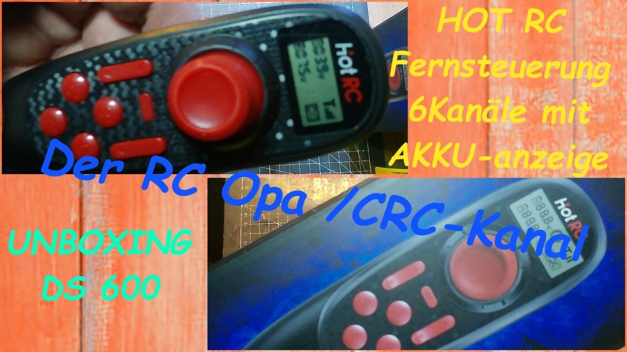 RC Fernsteuerung HOT RC DS600 Unboxing