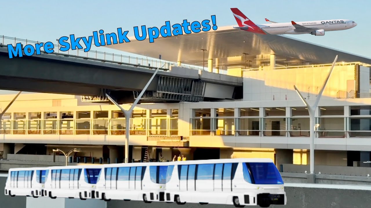 Новости строительства автоматизированной системы пассажирских перевозок Skylink в аэропорту Лос-А...