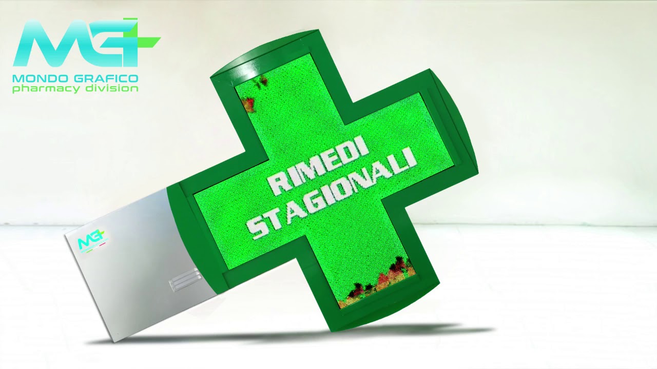 Croce Led Fullcolor HD 90 Ultraslim - Elettronica per Farmacie - www.crociled.it