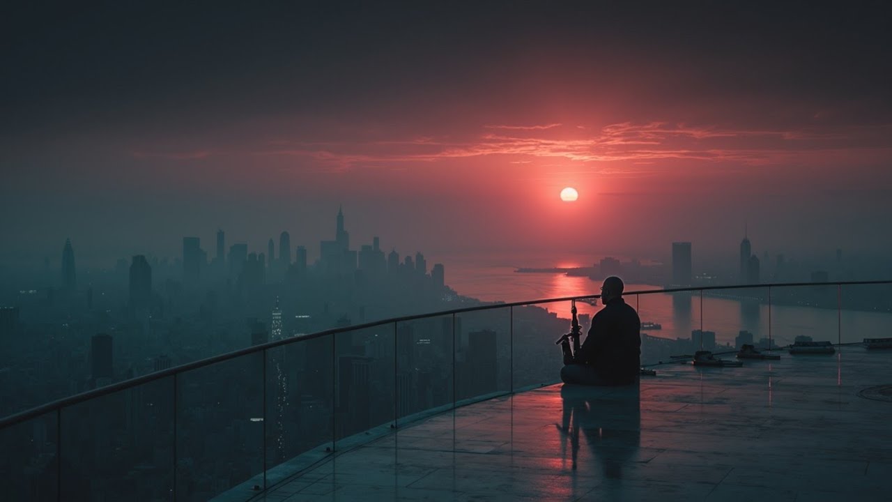 Deep Ambient House Sunset Chillout Mix | City Night Downtempo Soft Sax Vibes