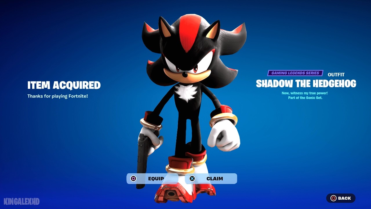Как получить бесплатный набор скинов Shadow the Hedgehog в Fortnite (разблокирован стиль LEGO Sha...