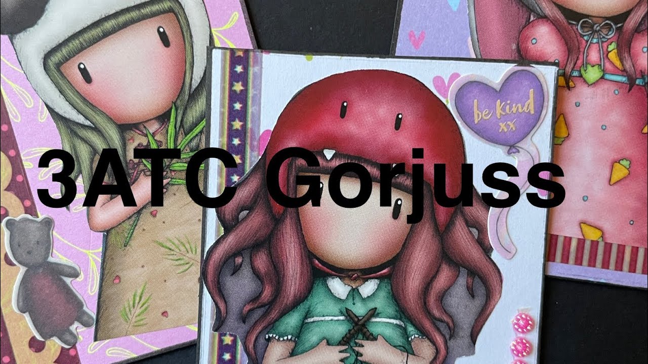  3   Petites ATC  Gorjuss pour une copine…