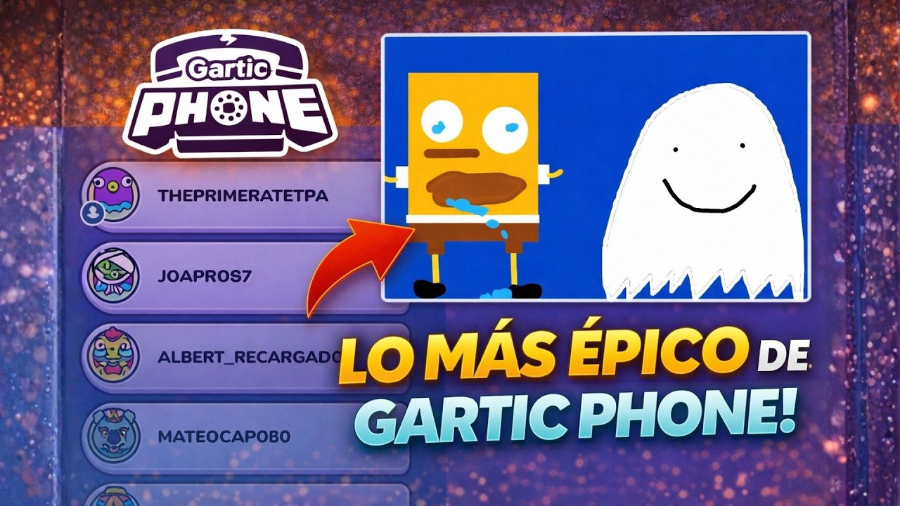Jugando a Gartic Phone con el chat 🎨 (Caos asegurado)