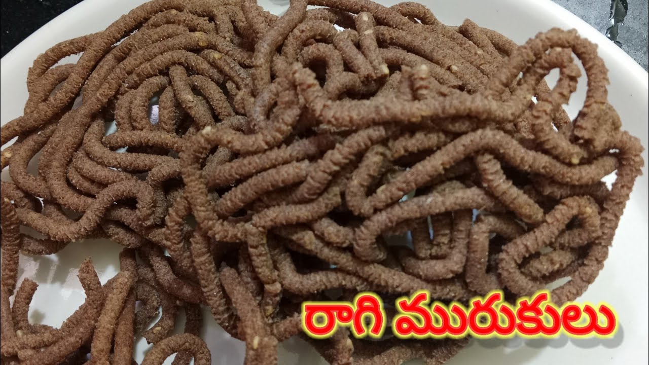 |Healthy కరకరలాడే రాగి మురుకులు 😋|మిల్లెట్ మురుకులు|😋 Healthy Ragi murukulu| 😋 millet murukulu 