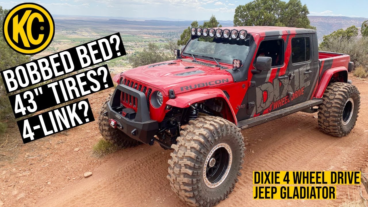 KC® Mild to Wild - Bobbed, Linked, and on 43s?? This Jeep Gladiator is INSANE!