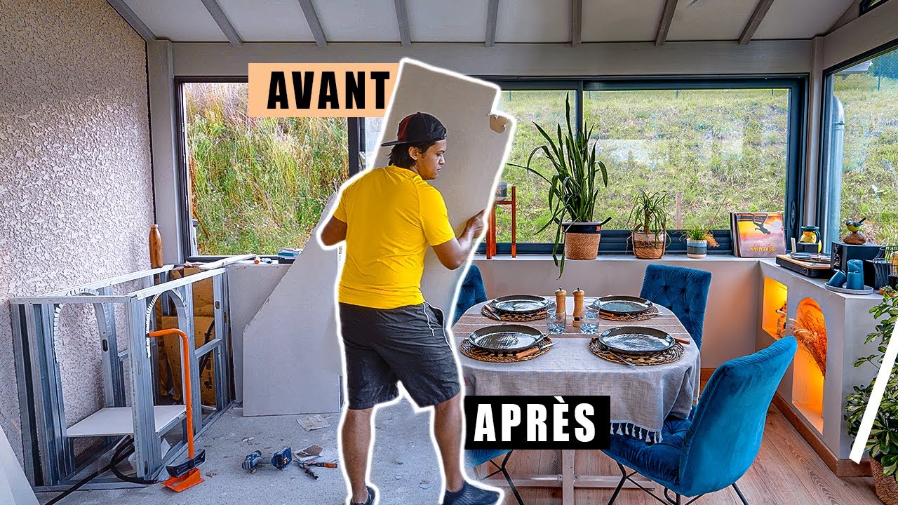 On attaque les TRAVAUX pour la nouvelle VERANDA avec un PETIT BUDGET !