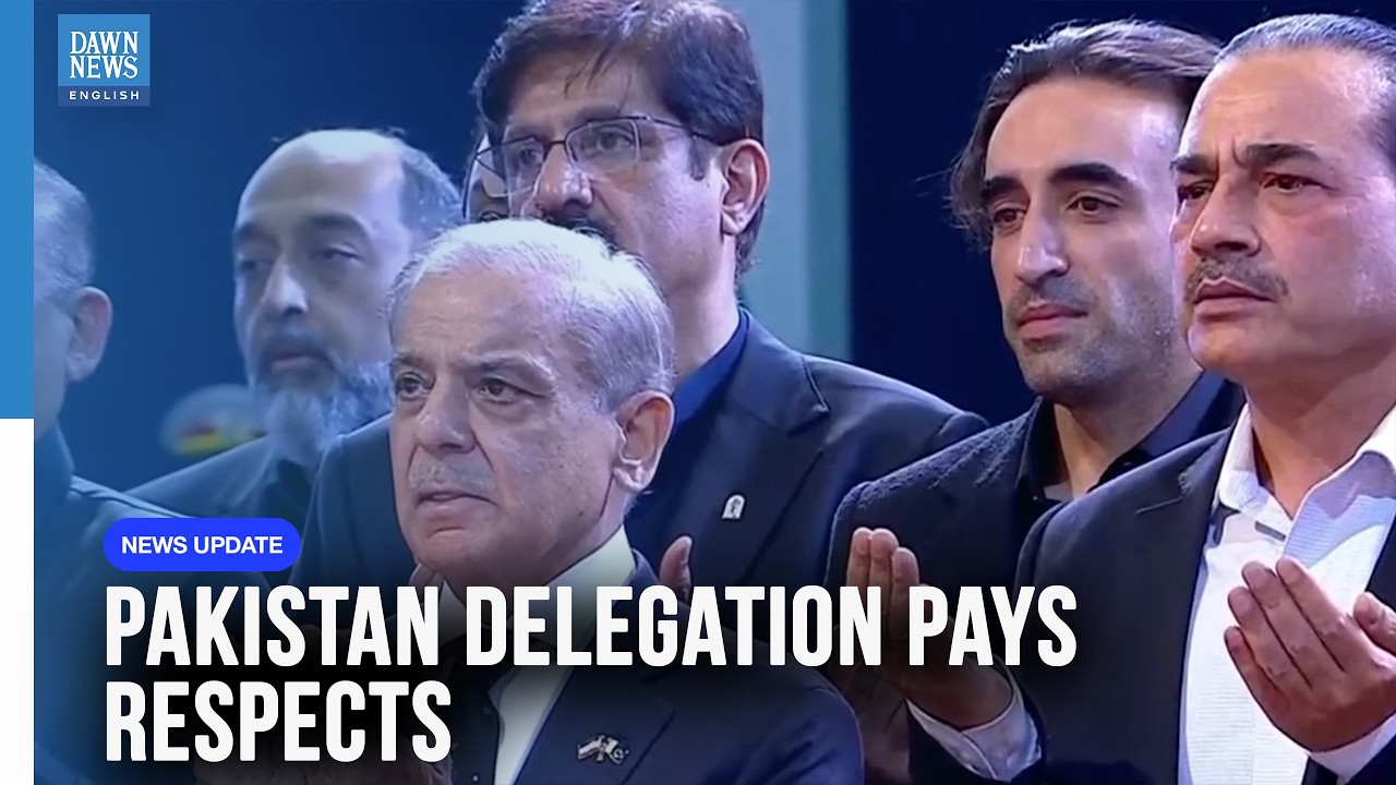 WATCH: Pakistan Delegation Pays Respects to Iran's Late Supreme Leader | Dawn News English