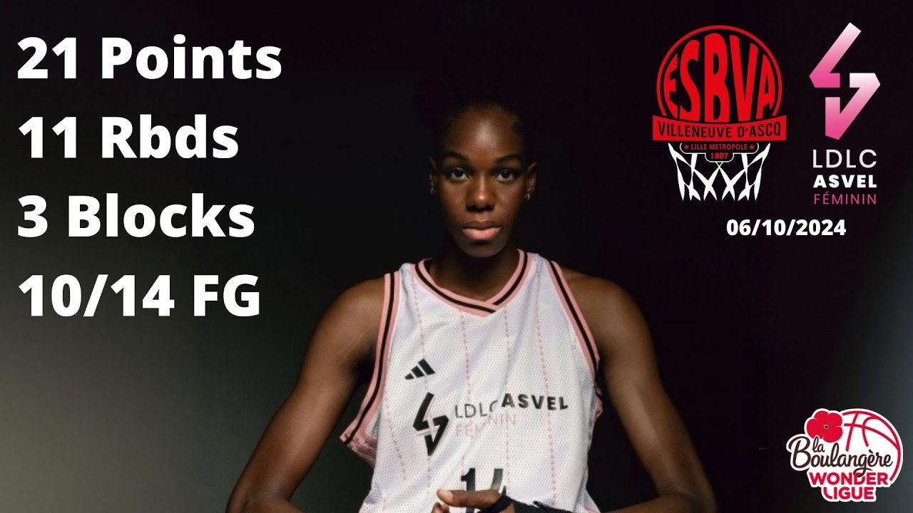 Dominique Malonga 21 Points vs ESBVA - LFB 2024-25