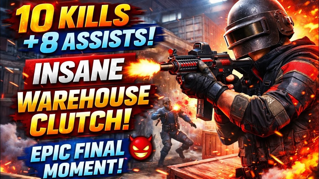 10 KILLS 8 ASSISTS 😈 INSANE TDM WAREHOUSE CLUTCH | They Never Saw This Coming 🔥