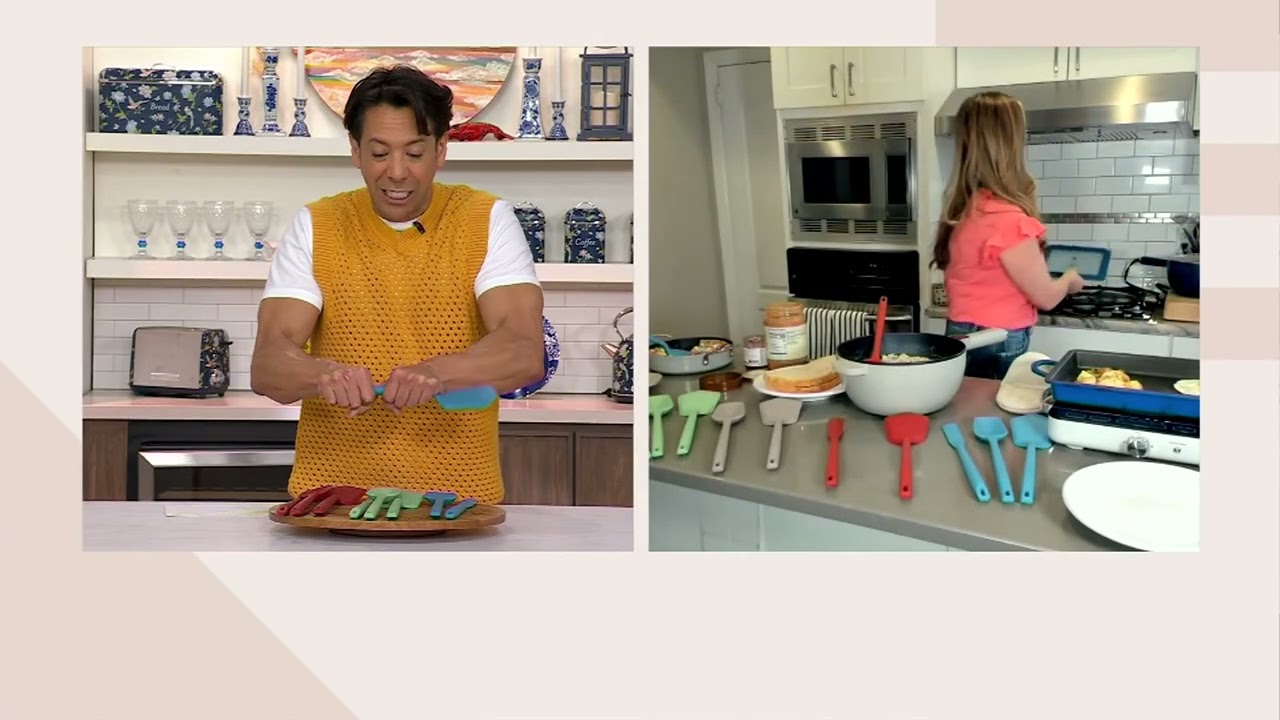 Good Housekeeping 3pc Silicone Baking Tool Set on QVC