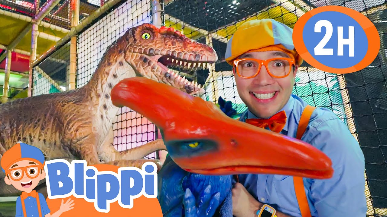 🦖Blippi And All The Dino Special! | Blippi | NEW Superhero Cartoon for Kids | Moonbug Kids