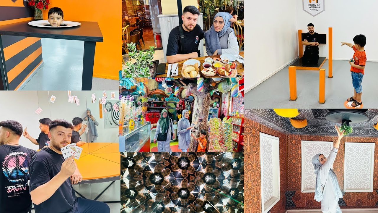 رحنا إلى متحف عالم الخدعة والوهم في اسطنبول 🤩// رحنا إلى كنيسة روبالين خافت كتير 🥺