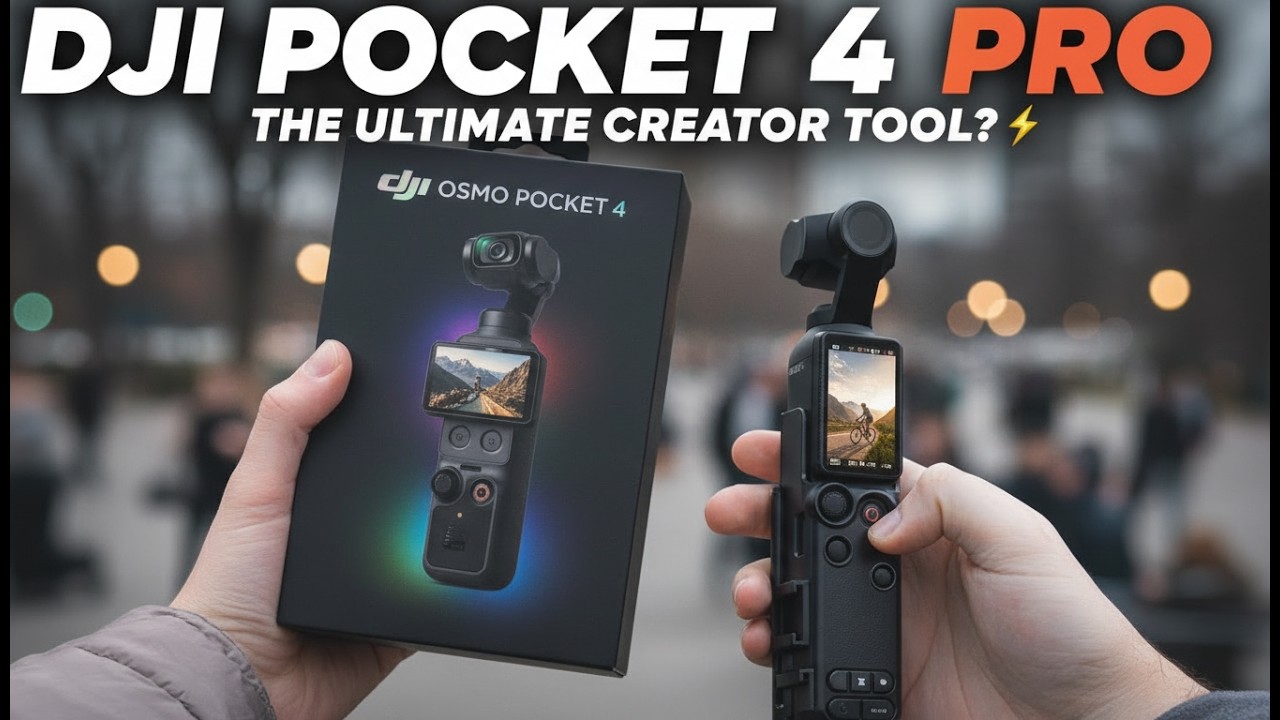 DJI pocket 4 pro - Review & Unboxing!