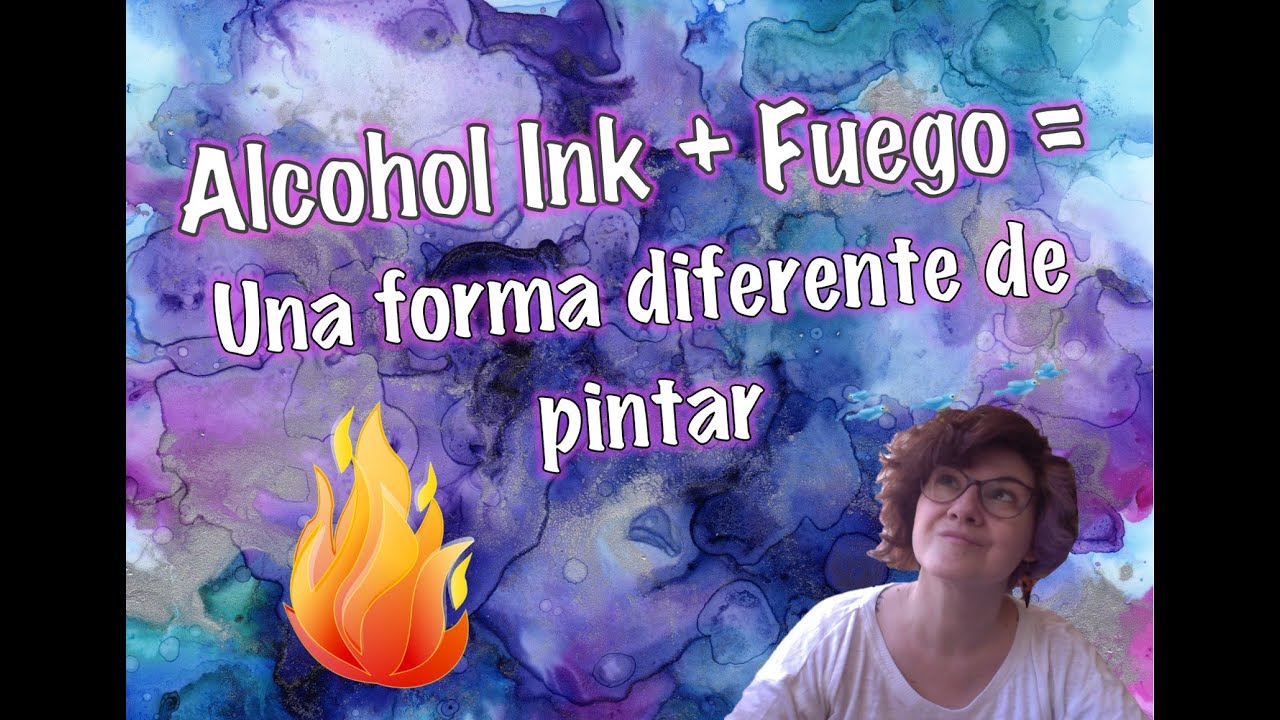 Tintas al Alcohol y Fuego. Una Forma Diferente de Pintar un Azulejo