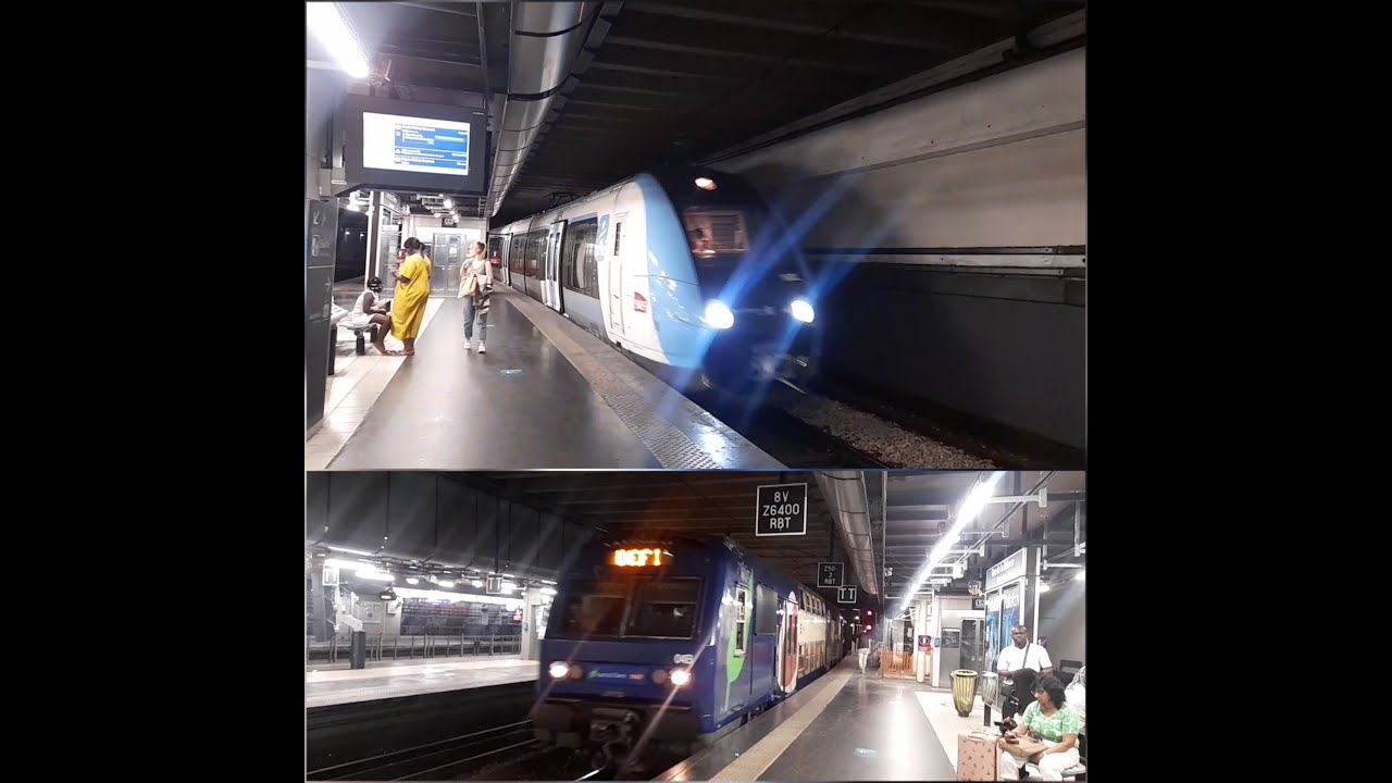 Ligne L & U à la Défense - Z 50000 & Z 8800
