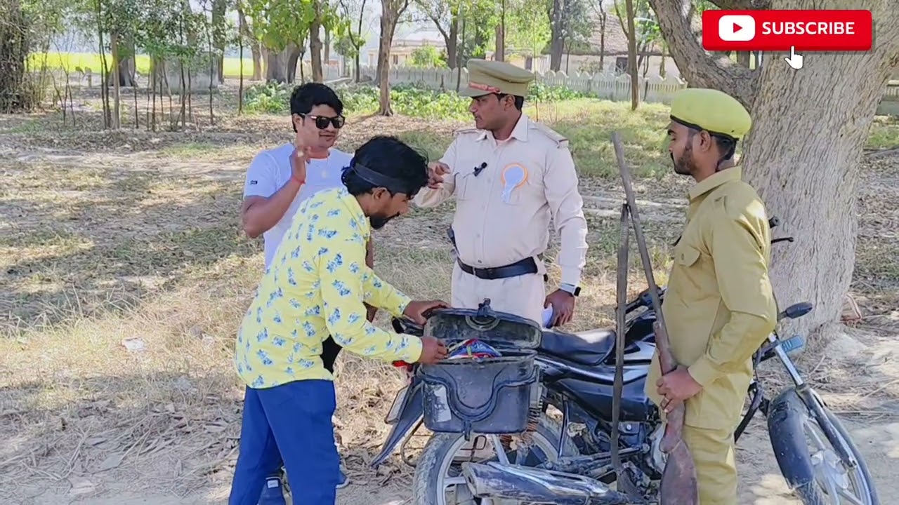 पुलिस की i चेकिंग  😀😀अवधी कॉमेडी #comedy #funnyvideos
