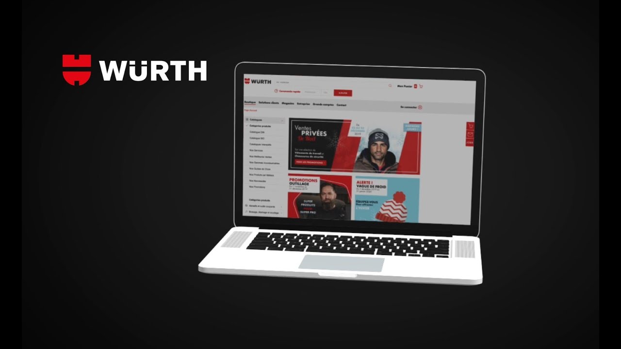 Eshop W&uuml;rth : Commandez en 2 clics !