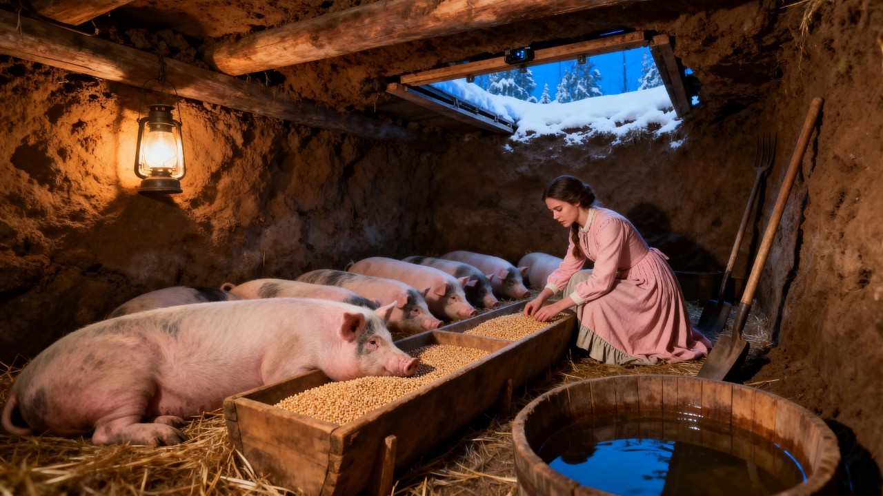They Mocked the Widow's Underground Pig Pen — Until Her Pork Saved the Starving Town
