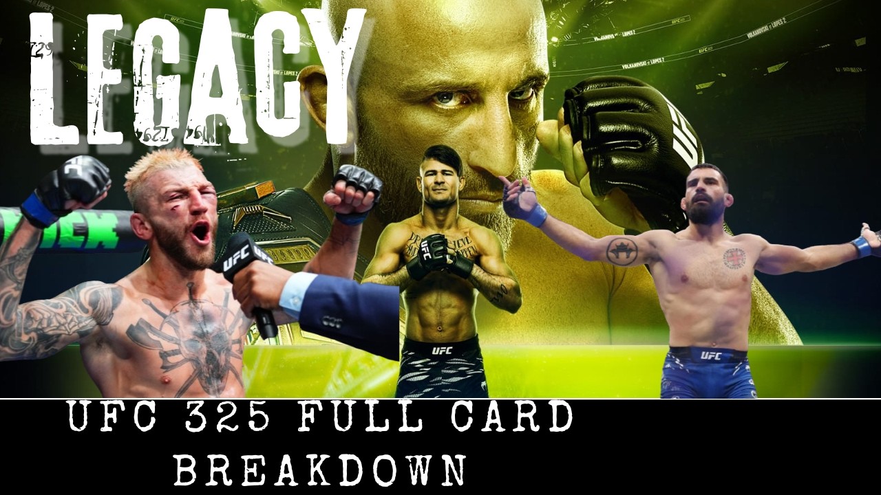FULL UFC 325 Alex Volkanovski vs Diego Lopes 2 Prediction! Will Alex get it done again?!