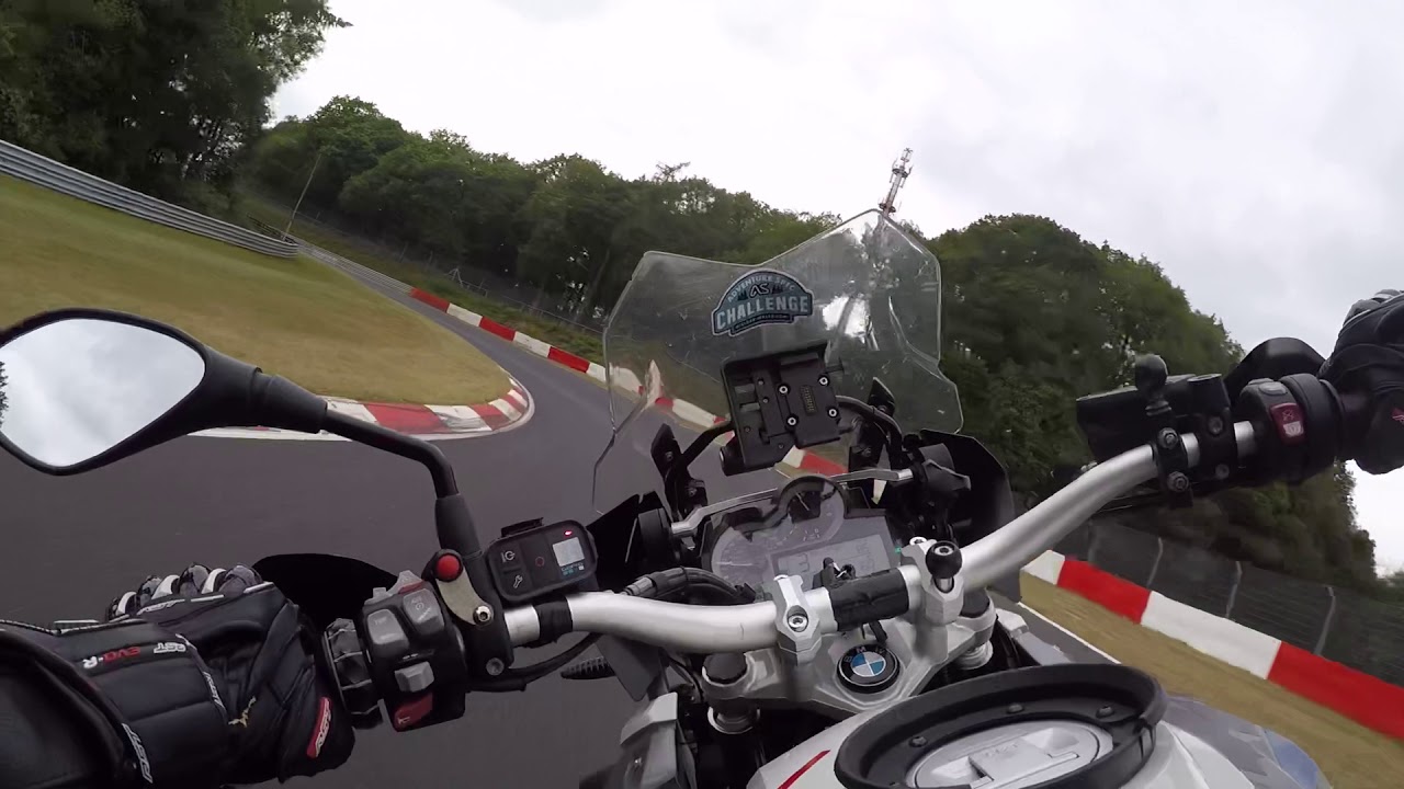 Nurburgring Nordschleife Adventure Bike Lap 8.52 BTG BMW R1200GS on Michelin Anakee Adventure Tyres