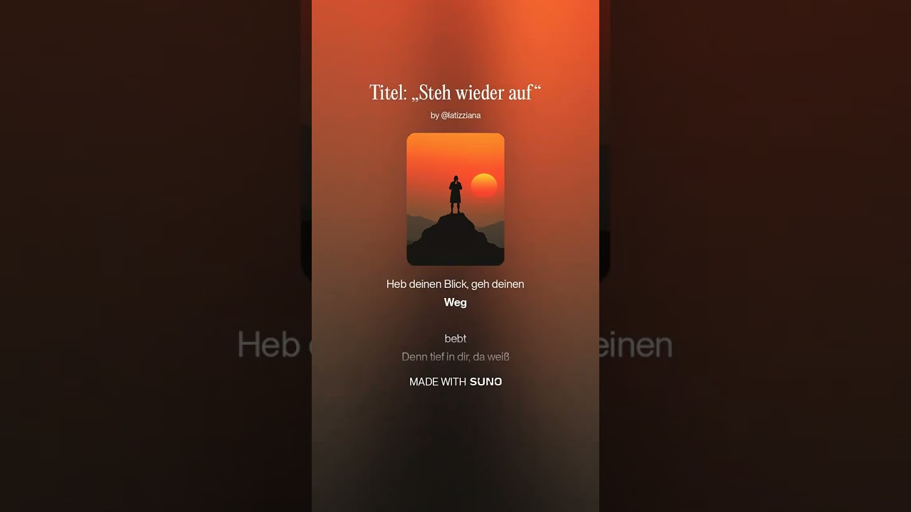 Titel  „Steh wieder auf“
