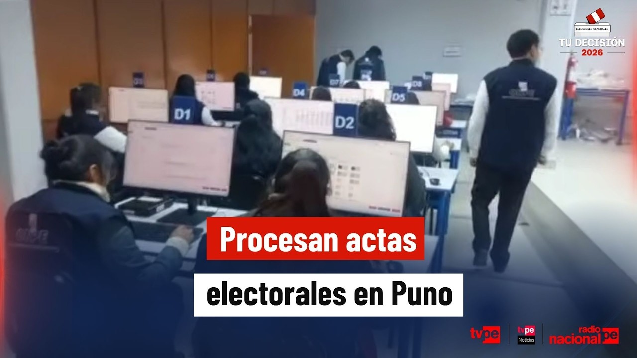 Puno: procesan actas electorales mientras esperan material de zonas alejadas