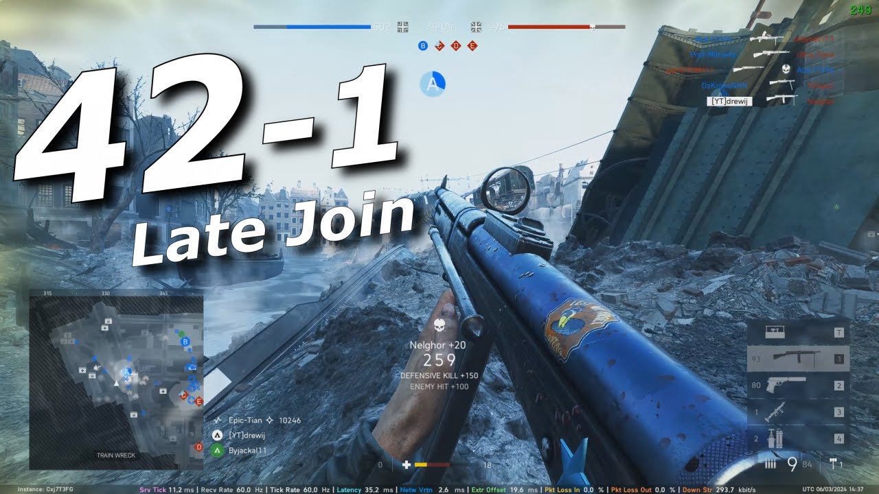 42-1 - Late Join - Ribeyrolles - Devastation (No Commentary) 1440p - Battlefield V
