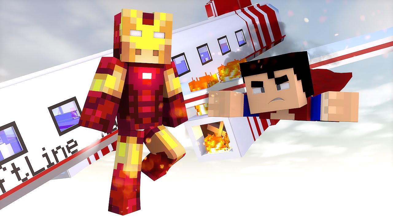 Minecraft: AVIÃO EM PERIGO! (Vida de Herói #4)