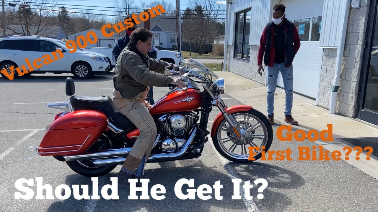 Should He Buy This As His 1st Motorcycle? Kawasaki Vulcan 900!?