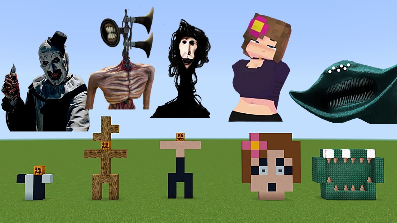 Never Spawn Terrifier El grand maja Jenny Dweller The Locust SirenHead In Minecraft Pe 