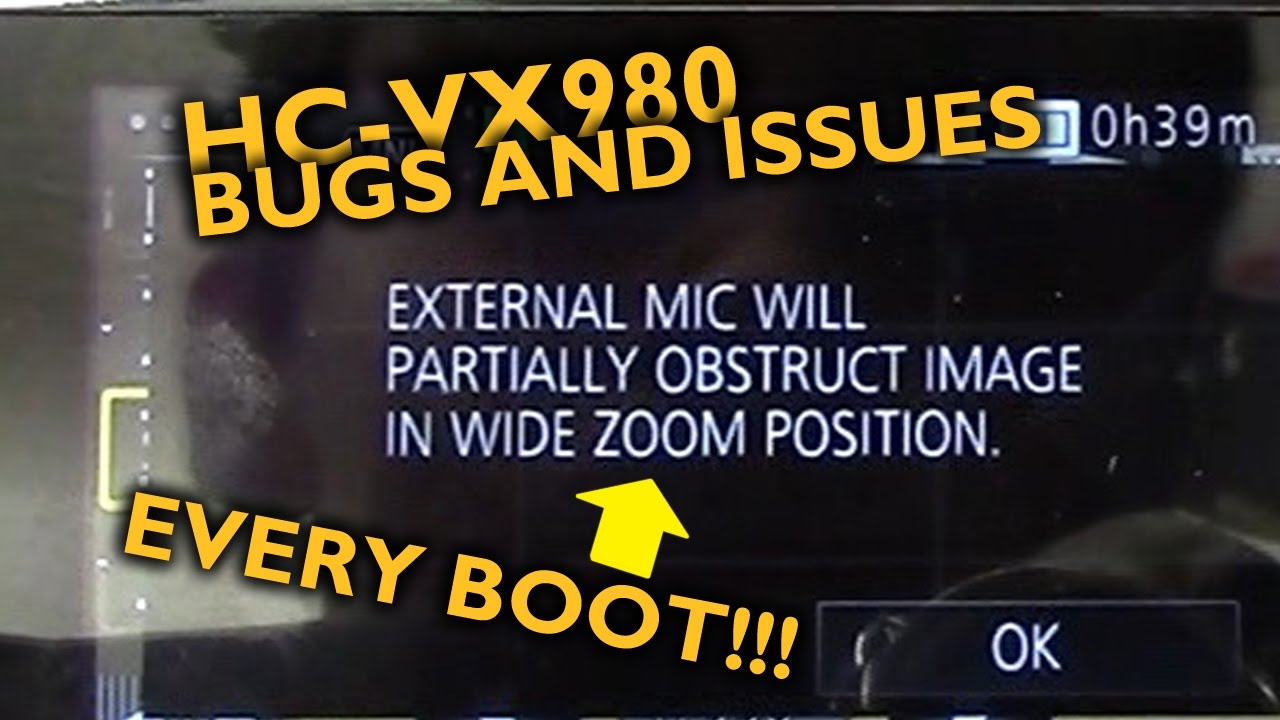Panasonic HC-VX980: досадные мелочи, о которых вам следует знать.
