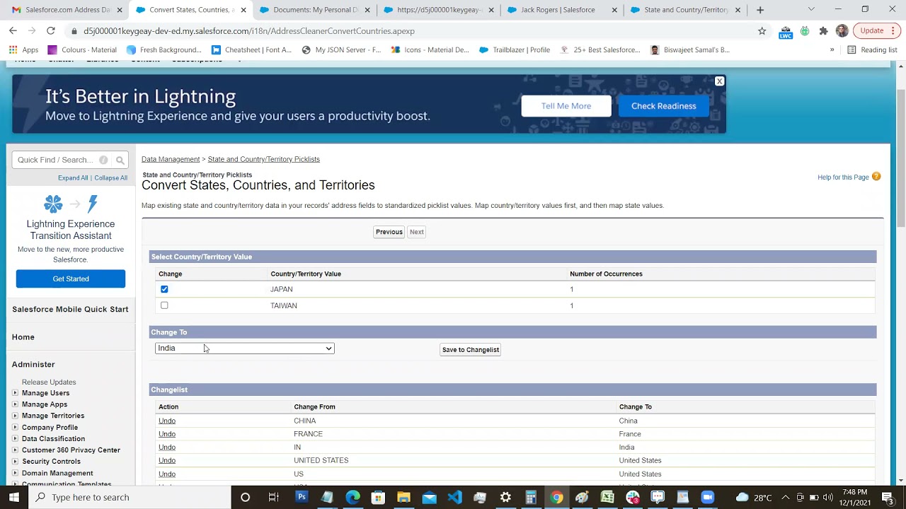 Salesforce State And Country Picklist Usage | AJ Skill Development Academy