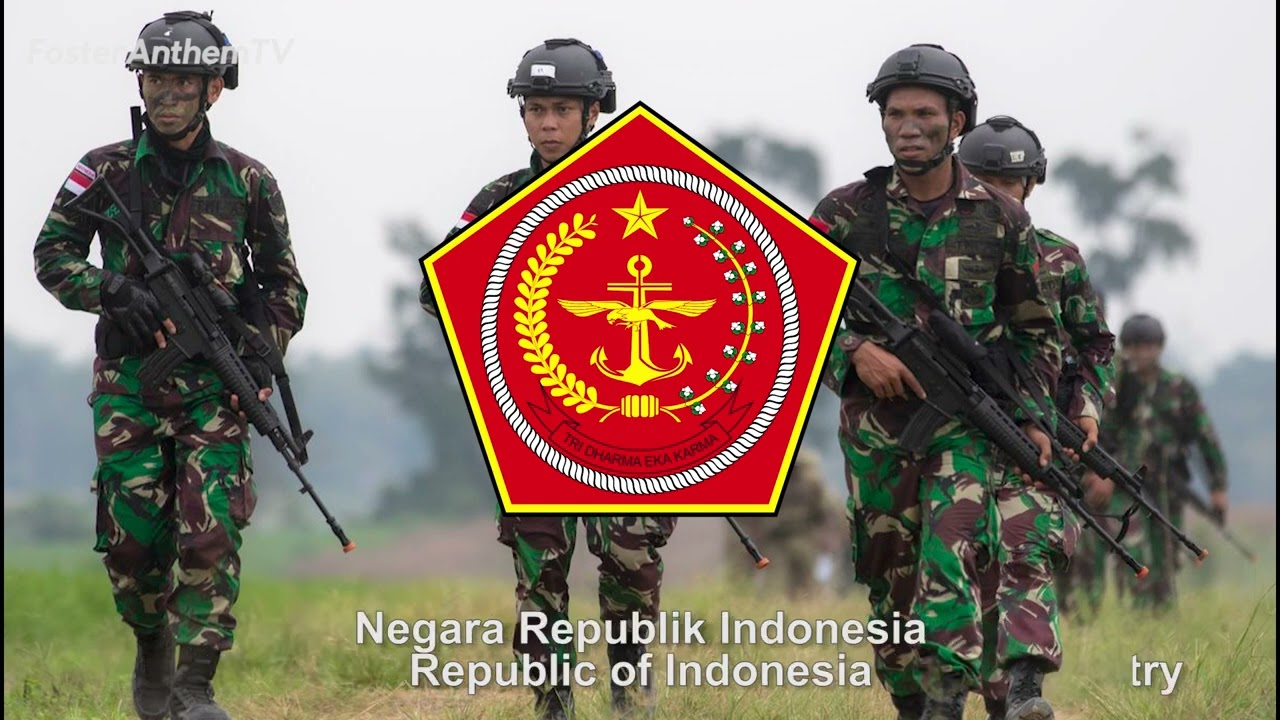Indonesian National Armed Forces March - Mars TNI