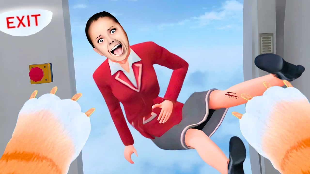 Lanzando a los pasajeros del avión - Newton's Playground VR