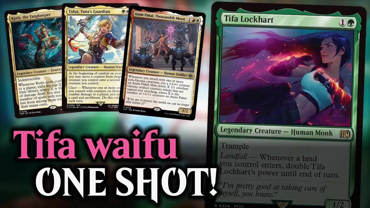 Tifa Lockhart ONE PUNCH | MTG Commander Gameplay | tribalkai