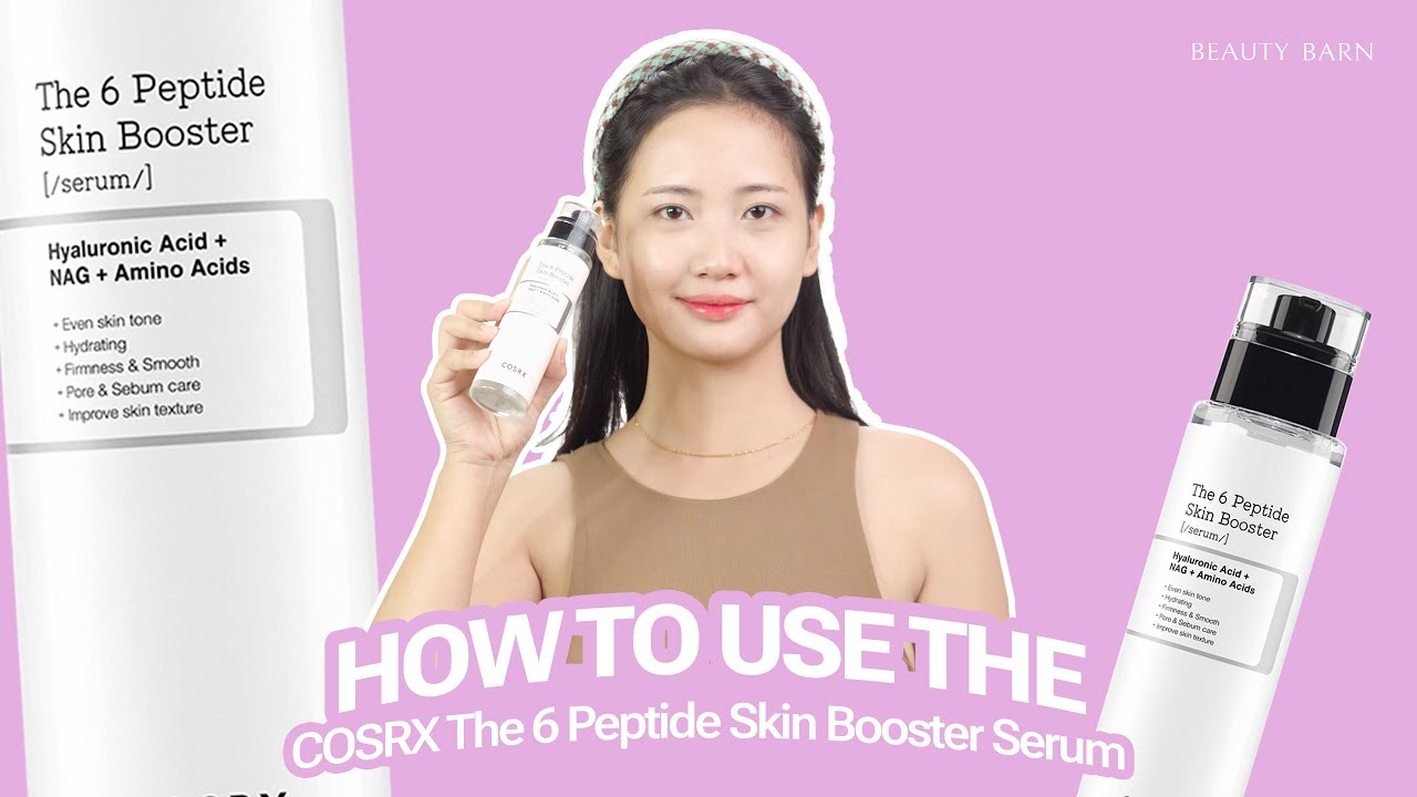 Как использовать сыворотку COSRX The 6 Peptide Skin Booster