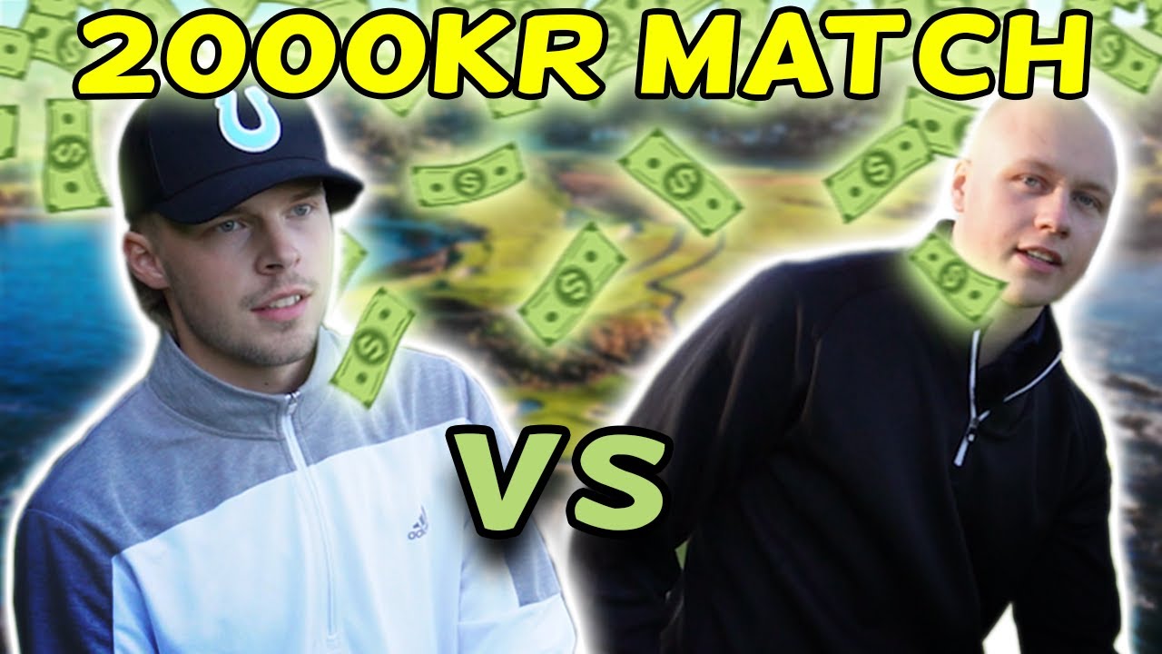 VI SPELAR MATCH OM 2000KR