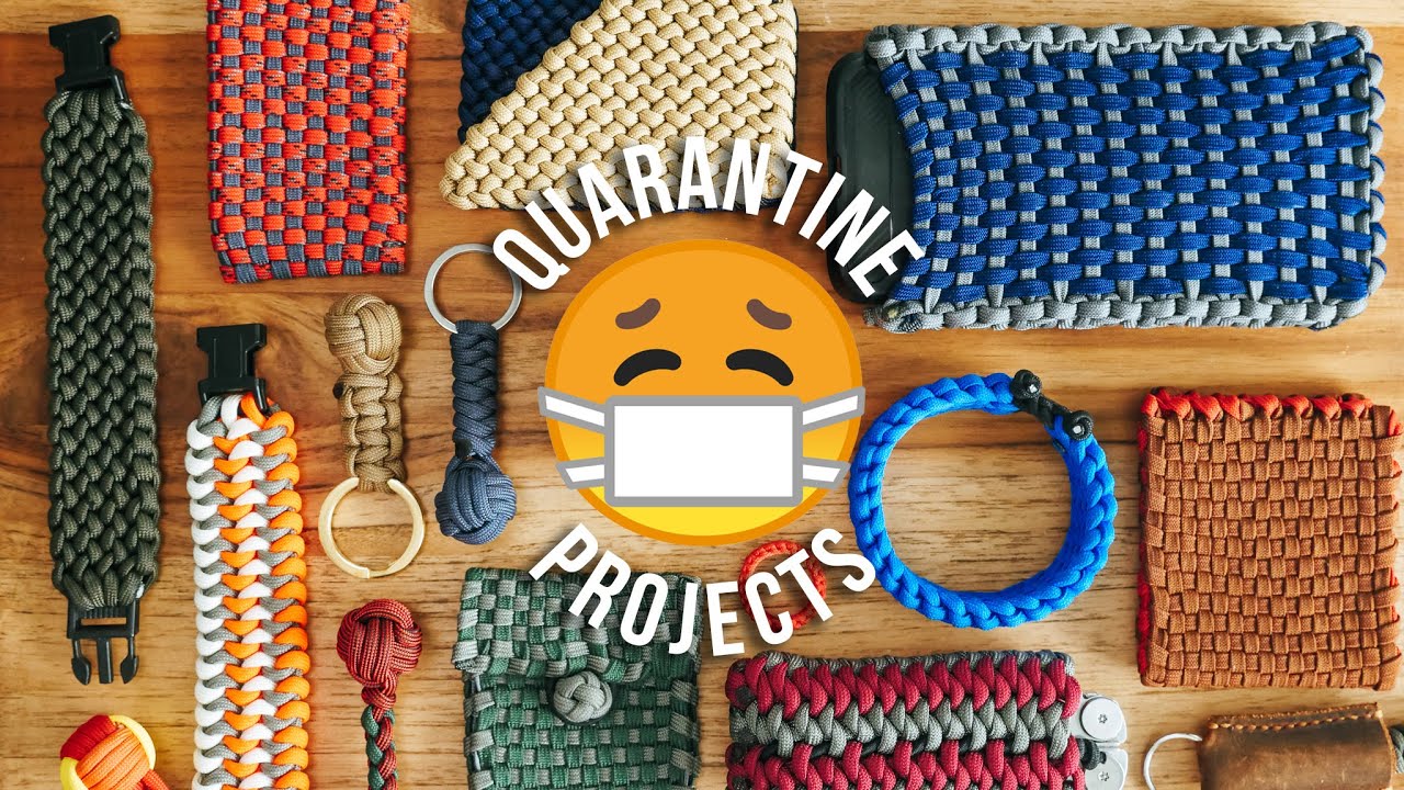 😷5 Paracord Projects To Do During QUARANTINE!