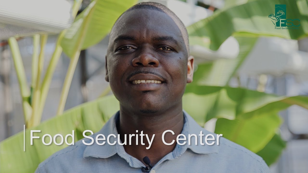John Opata, a researcher supported by Food Security Center