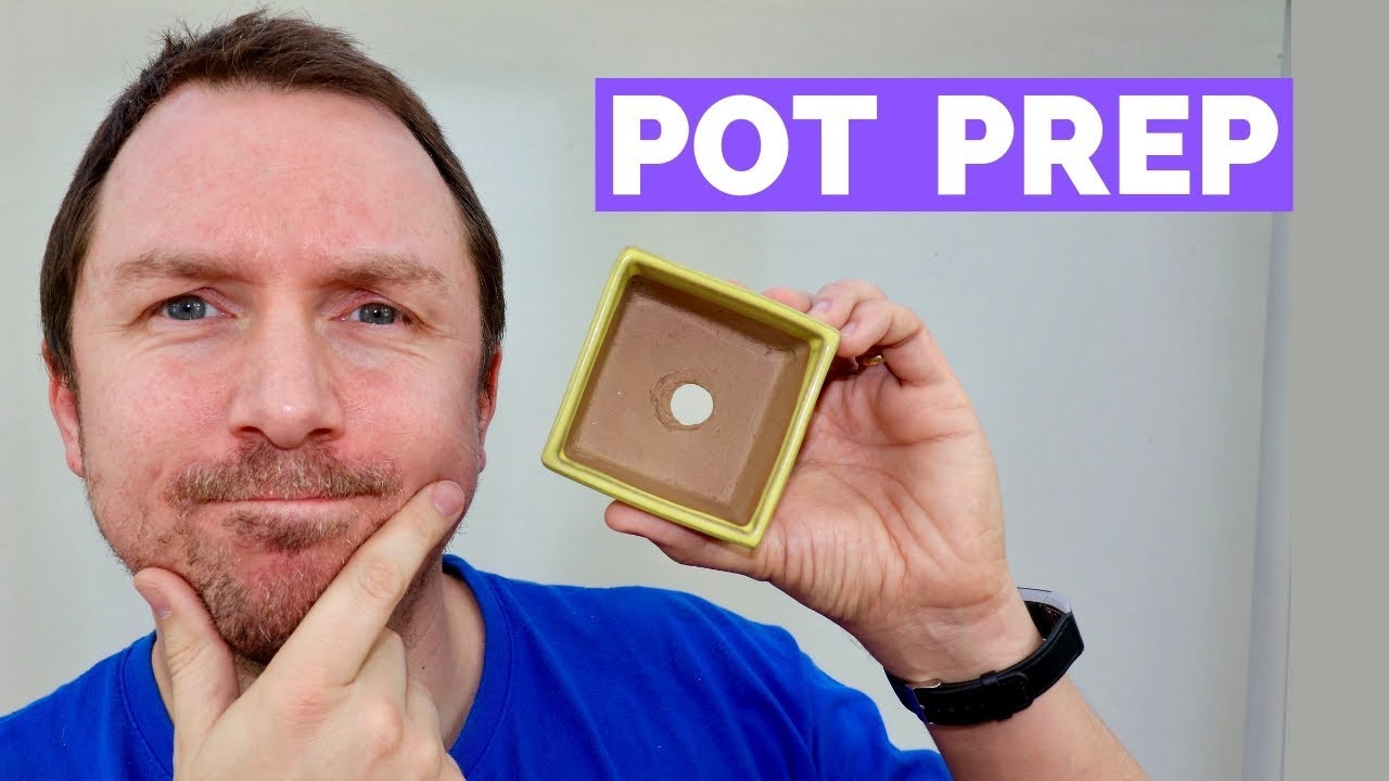 Bonsai Pot Preparation: A Single-Hole Bonsai Pot (3MT#1)