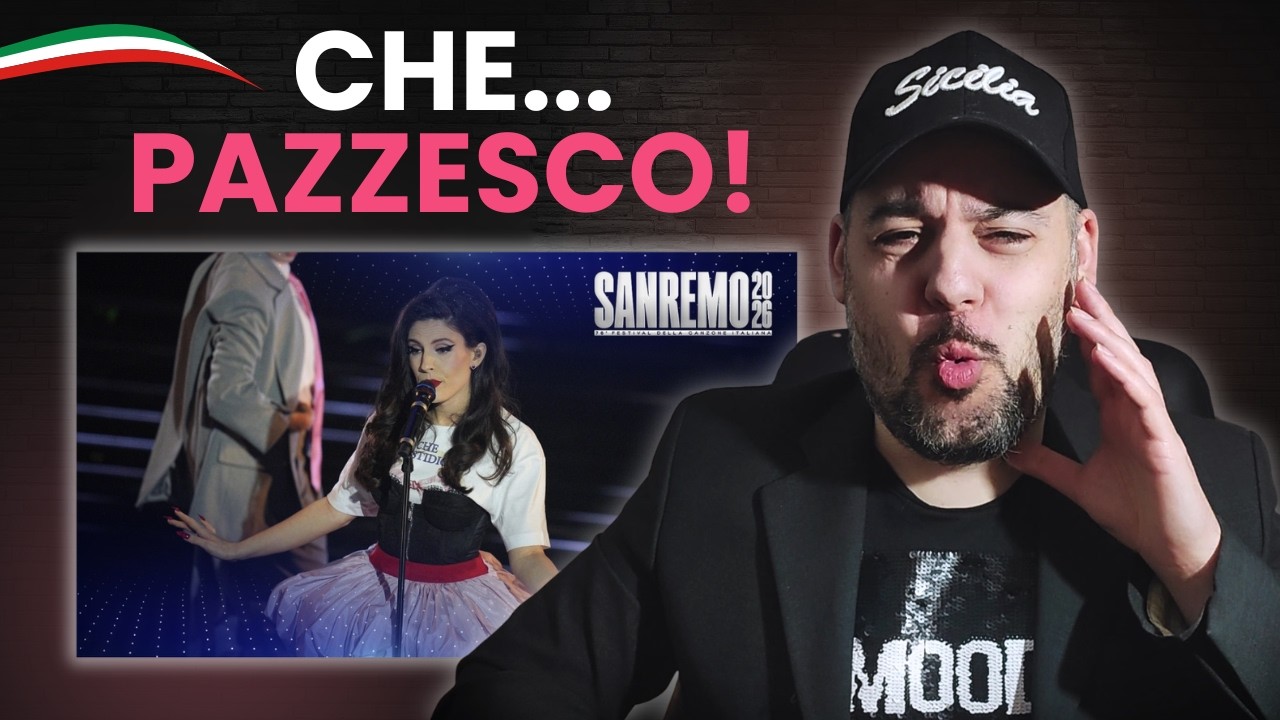 SANREMO 2026 🇮🇹🇪🇸 Spanish Reaction to Ditonellapiaga - 