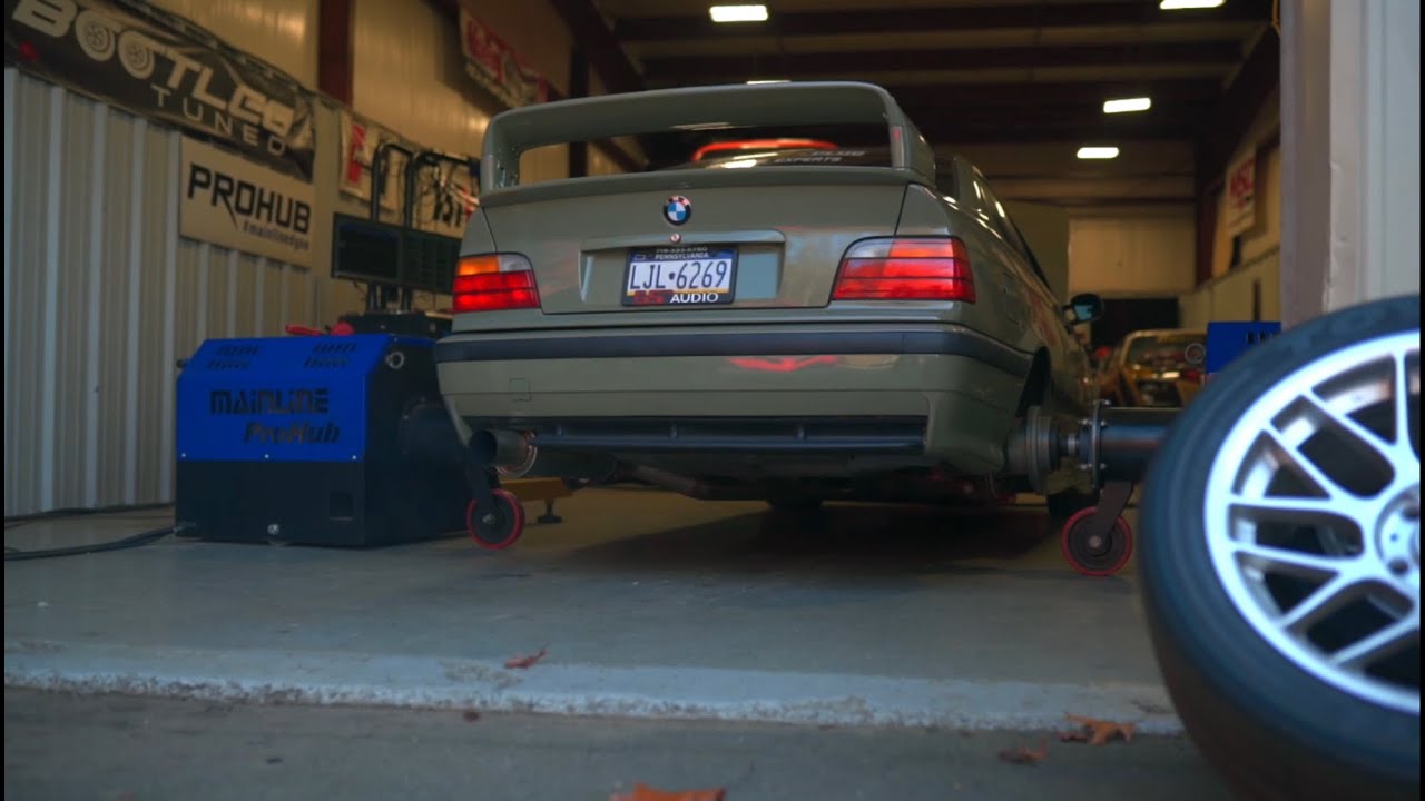 E36 M3 TURBO 6466 DYNO | YOUNGIN E36